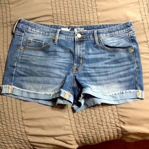Denim shorts